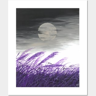 Purple Reeds Posters and Art